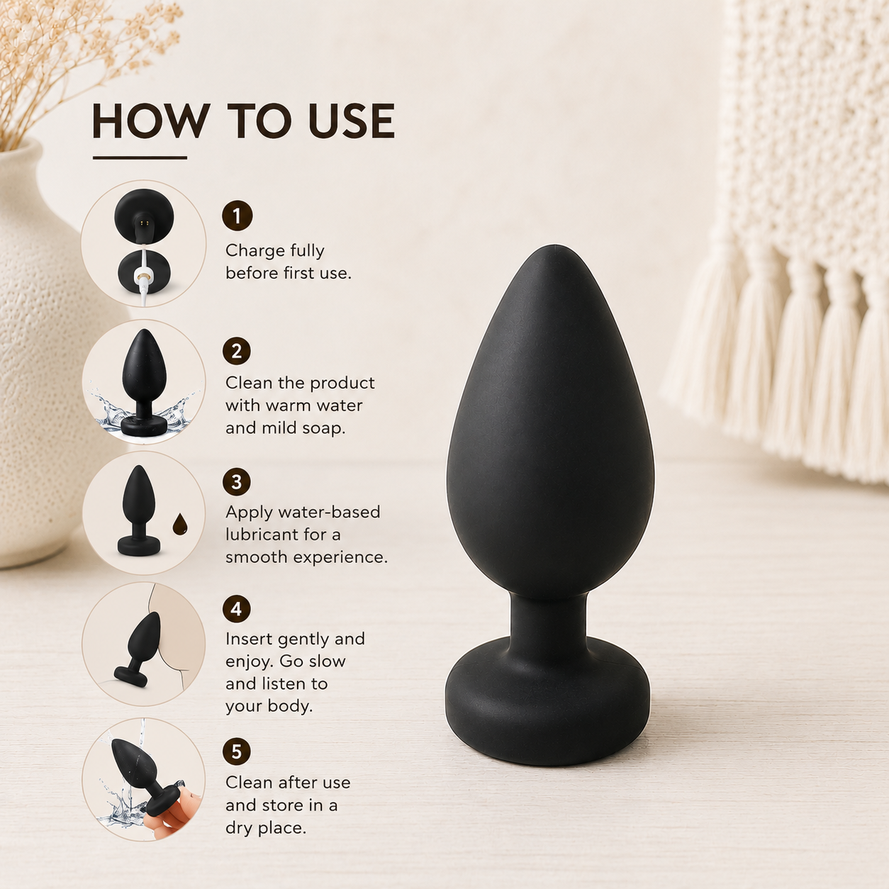 Vibrating Butt Plug
